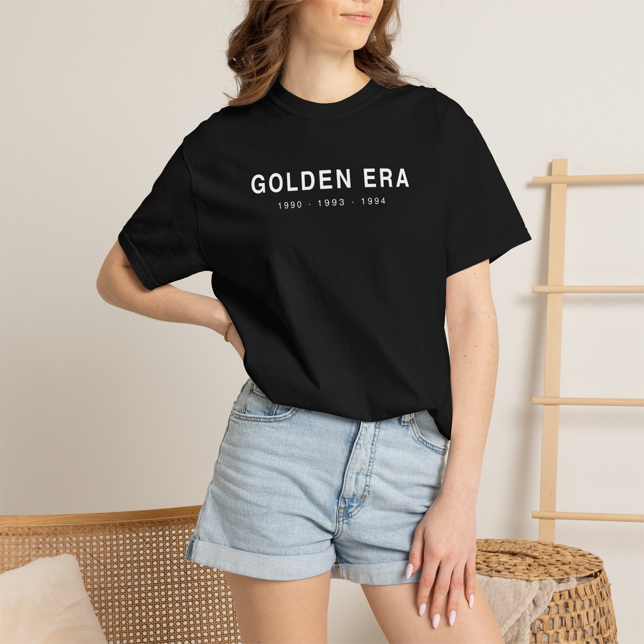 Unisex Golden Era Graphic T-Shirt Heavyweight Cotton