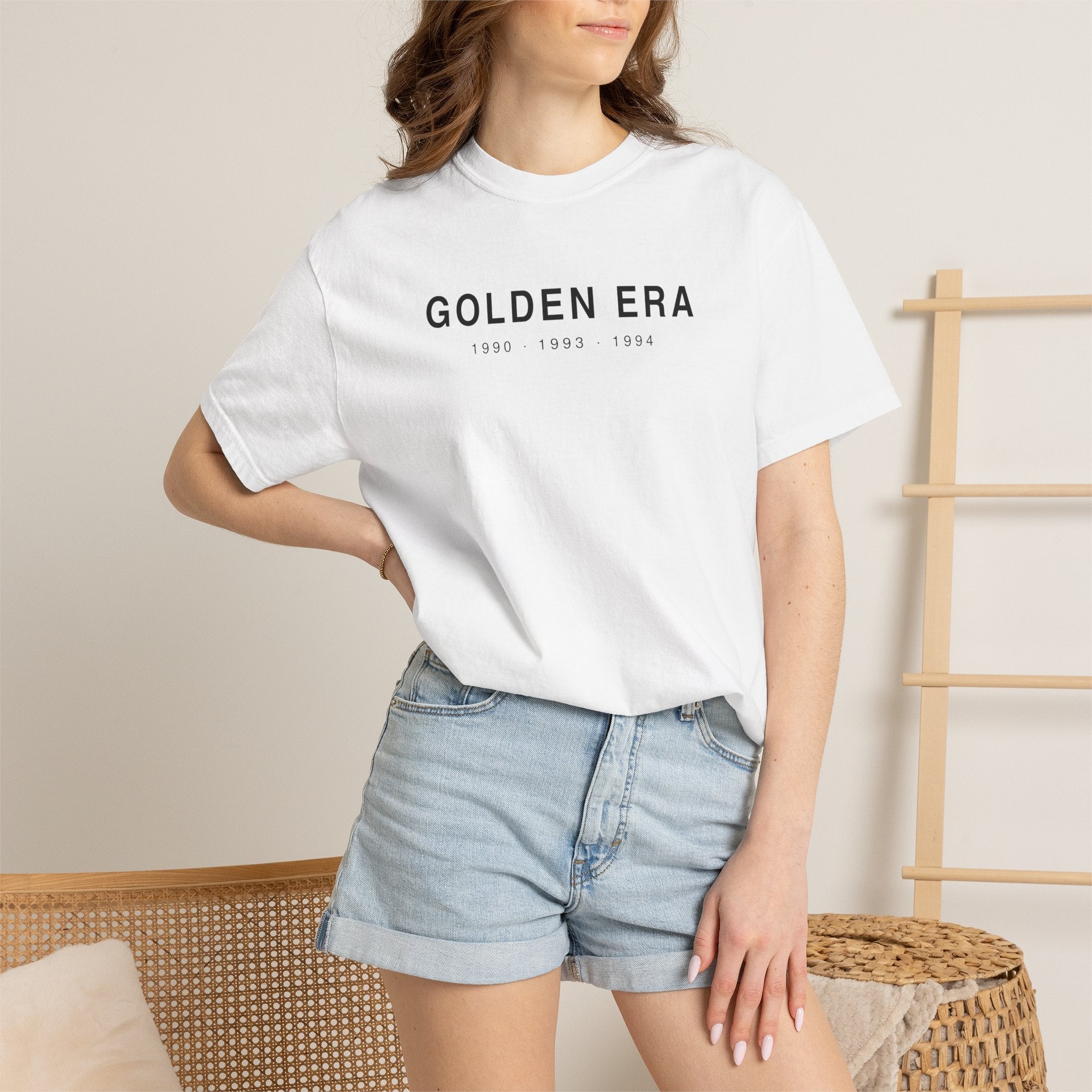 Unisex Golden Era Graphic T-Shirt Heavyweight Cotton